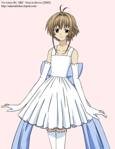 Sakura's White Dress